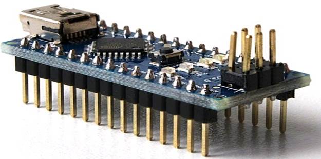 The Arduino Nano board