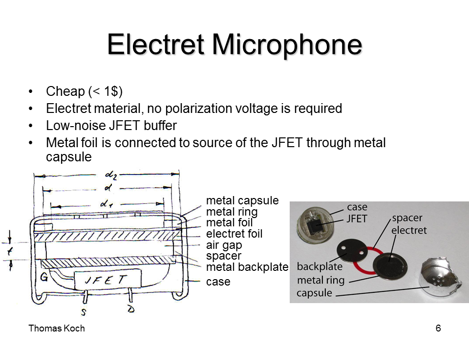 Electret microphone