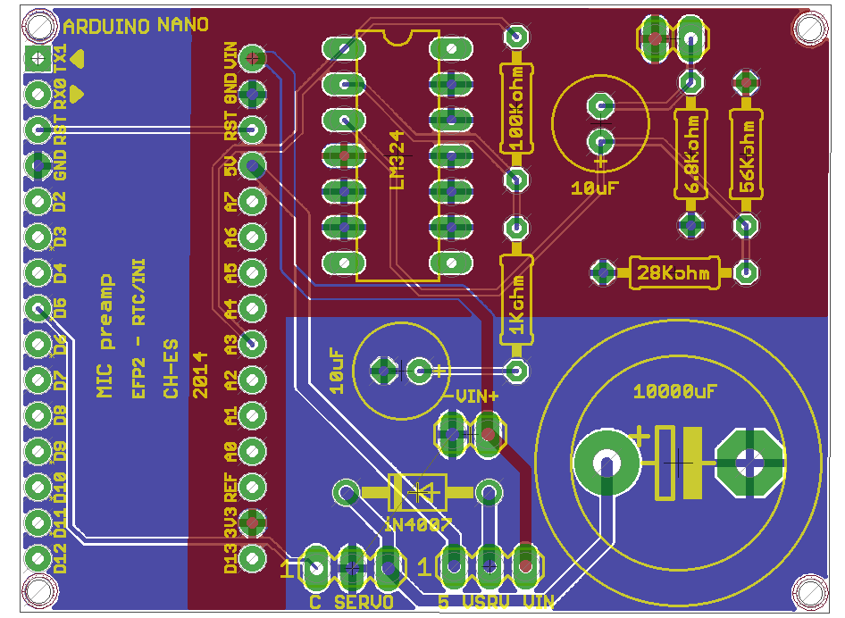 PCB layout of the solution